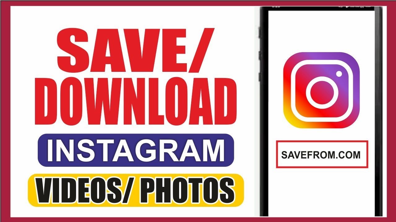 How to download videos and stories from Instagram using SaveFrom.net